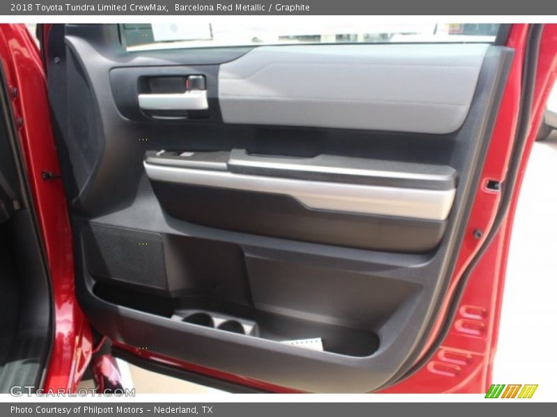 Barcelona Red Metallic / Graphite 2018 Toyota Tundra Limited CrewMax