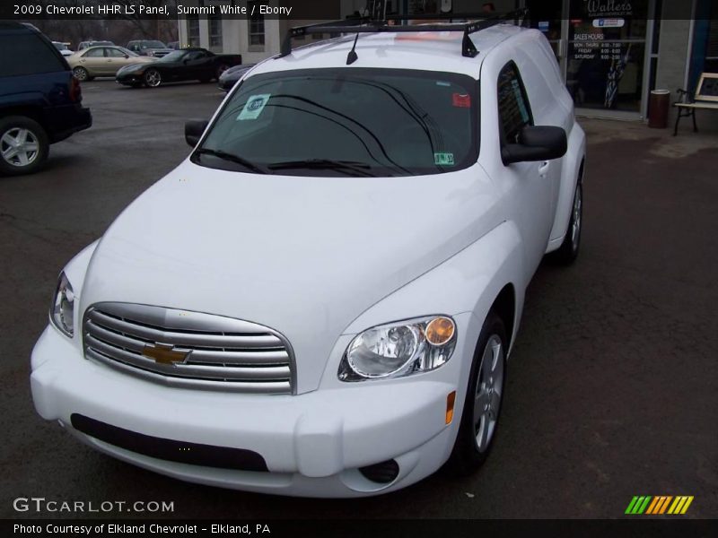 Summit White / Ebony 2009 Chevrolet HHR LS Panel