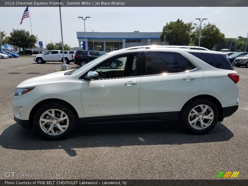 Summit White / Jet Black/Brandy 2019 Chevrolet Equinox Premier