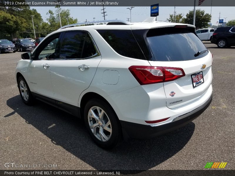Summit White / Jet Black/Brandy 2019 Chevrolet Equinox Premier