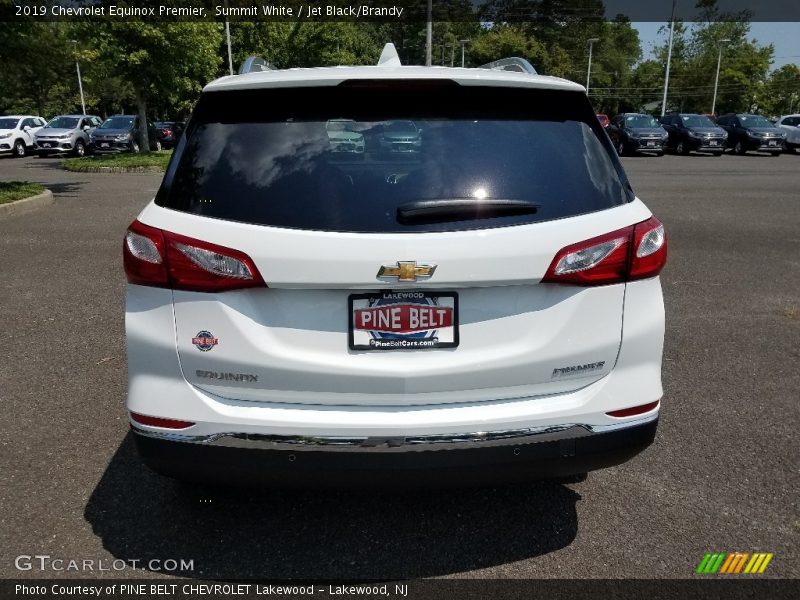 Summit White / Jet Black/Brandy 2019 Chevrolet Equinox Premier
