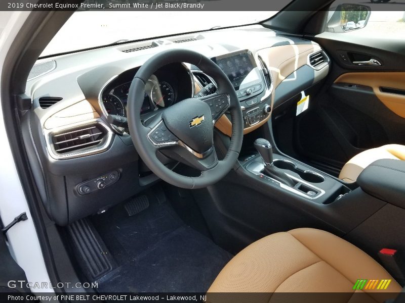 Summit White / Jet Black/Brandy 2019 Chevrolet Equinox Premier