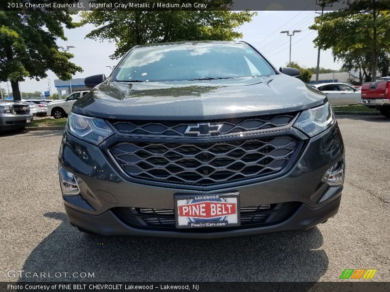 Nightfall Gray Metallic / Medium Ash Gray 2019 Chevrolet Equinox LS