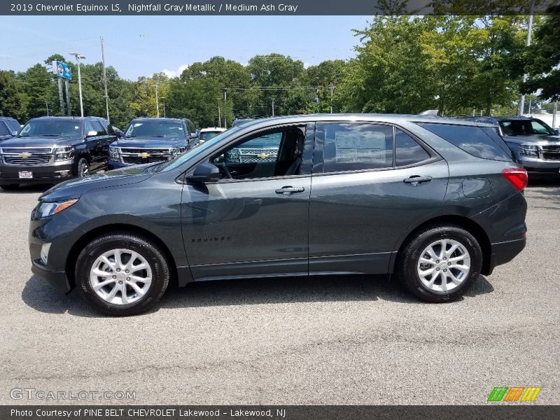 Nightfall Gray Metallic / Medium Ash Gray 2019 Chevrolet Equinox LS