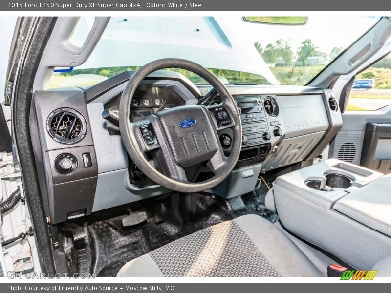 Oxford White / Steel 2015 Ford F250 Super Duty XL Super Cab 4x4