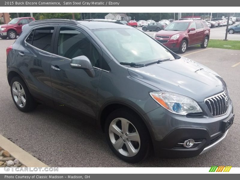 Satin Steel Gray Metallic / Ebony 2015 Buick Encore Convenience