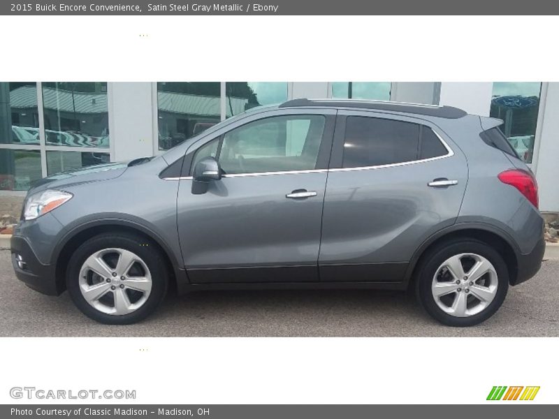 Satin Steel Gray Metallic / Ebony 2015 Buick Encore Convenience