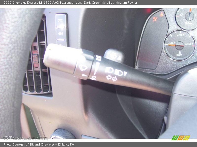 Dark Green Metallic / Medium Pewter 2009 Chevrolet Express LT 1500 AWD Passenger Van