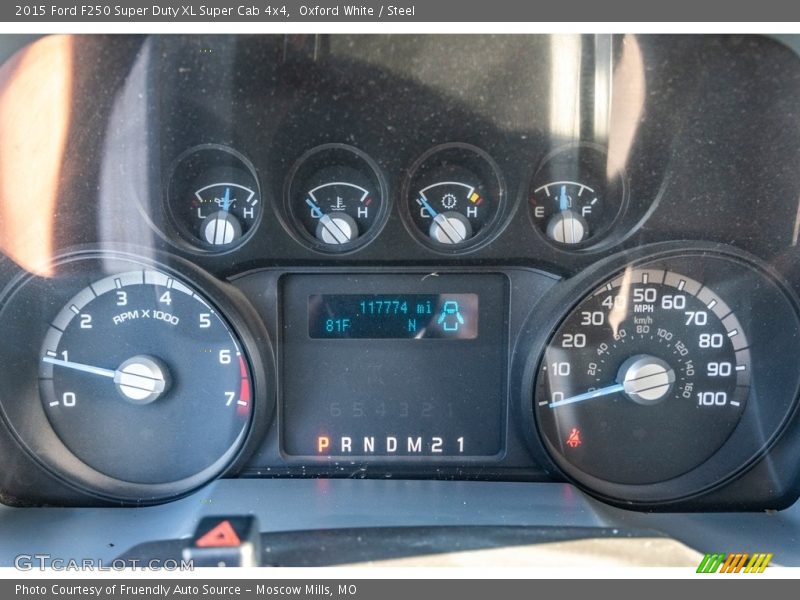 Oxford White / Steel 2015 Ford F250 Super Duty XL Super Cab 4x4