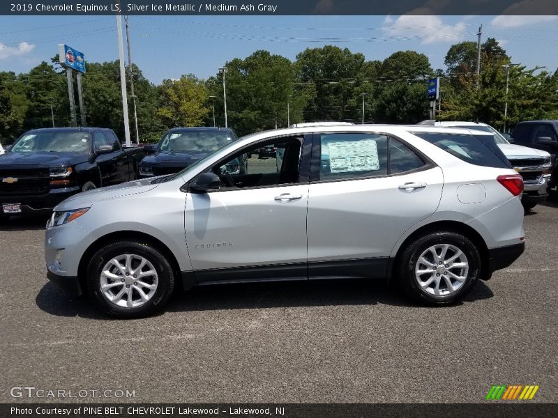 Silver Ice Metallic / Medium Ash Gray 2019 Chevrolet Equinox LS
