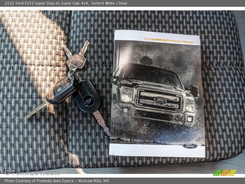 Oxford White / Steel 2015 Ford F250 Super Duty XL Super Cab 4x4