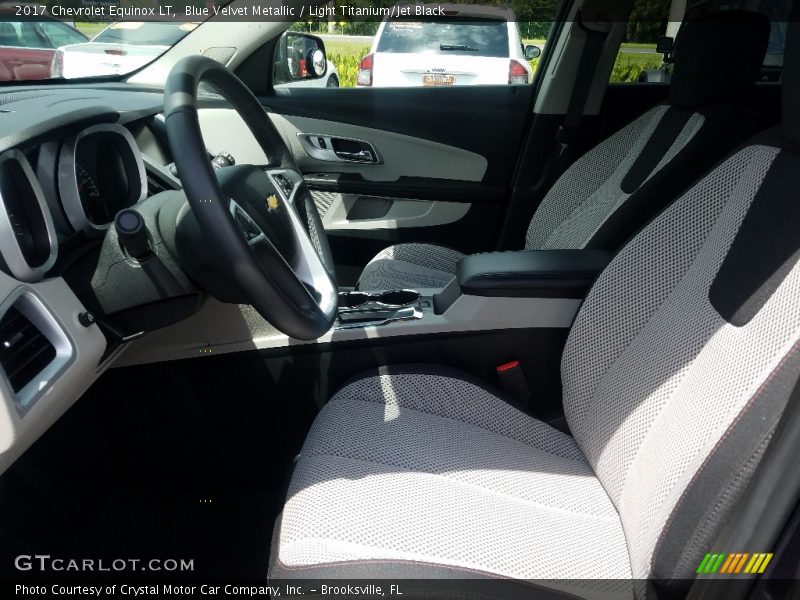 Blue Velvet Metallic / Light Titanium/Jet Black 2017 Chevrolet Equinox LT