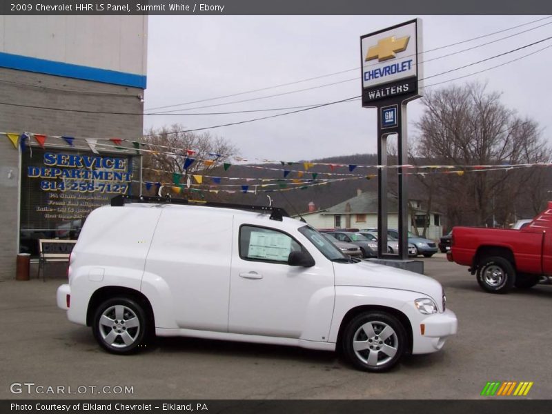 Summit White / Ebony 2009 Chevrolet HHR LS Panel