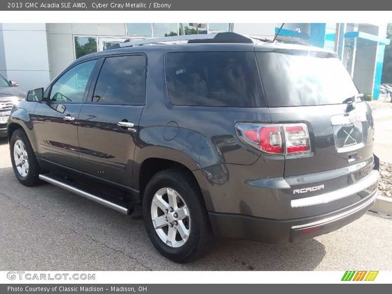 Cyber Gray Metallic / Ebony 2013 GMC Acadia SLE AWD