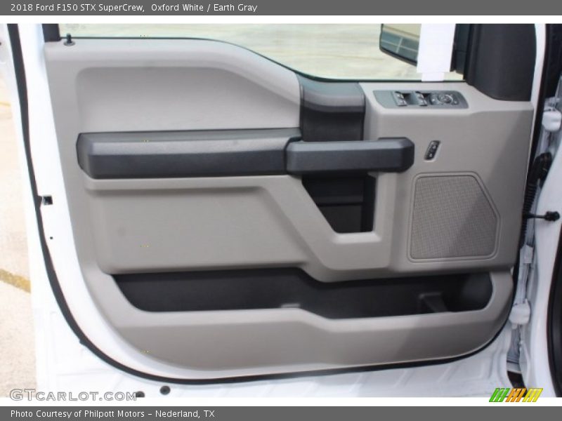 Oxford White / Earth Gray 2018 Ford F150 STX SuperCrew