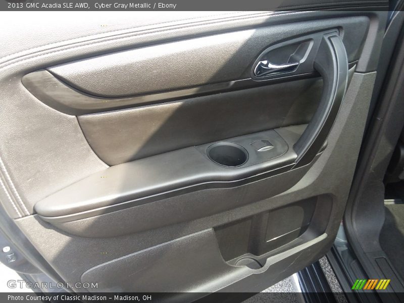 Cyber Gray Metallic / Ebony 2013 GMC Acadia SLE AWD