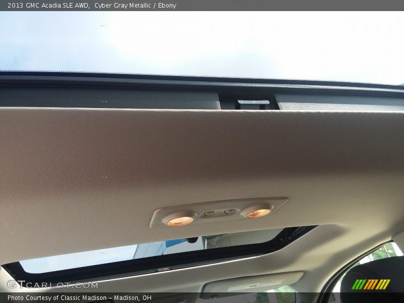 Cyber Gray Metallic / Ebony 2013 GMC Acadia SLE AWD