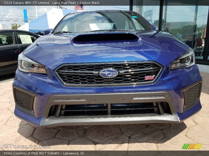 Lapis Blue Pearl / Carbon Black 2019 Subaru WRX STI Limited