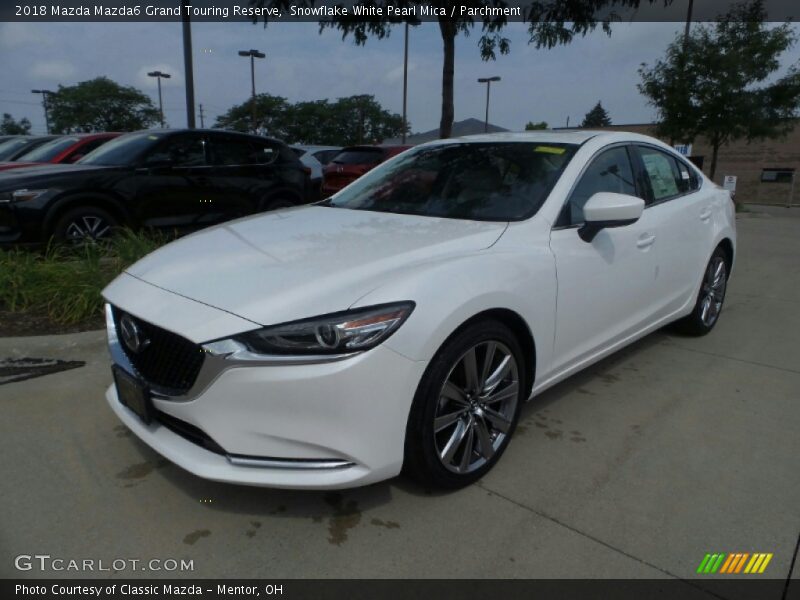Snowflake White Pearl Mica / Parchment 2018 Mazda Mazda6 Grand Touring Reserve