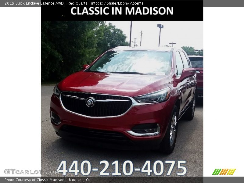 Red Quartz Tintcoat / Shale/Ebony Accents 2019 Buick Enclave Essence AWD