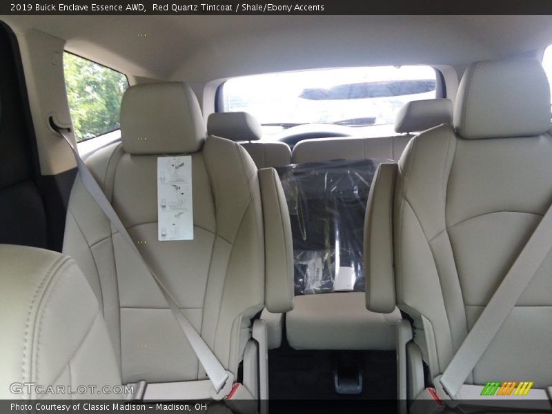 Rear Seat of 2019 Enclave Essence AWD