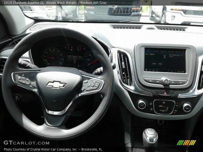 Mosaic Black Metallic / Medium Ash Gray 2019 Chevrolet Equinox LS