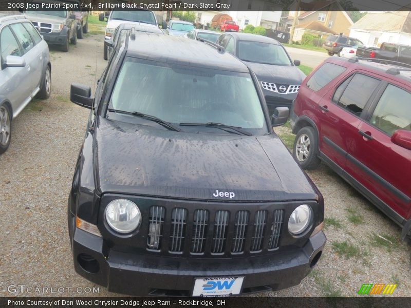 Brilliant Black Crystal Pearl / Dark Slate Gray 2008 Jeep Patriot Sport 4x4