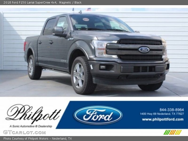 Magnetic / Black 2018 Ford F150 Lariat SuperCrew 4x4