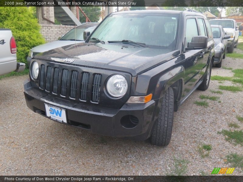 Brilliant Black Crystal Pearl / Dark Slate Gray 2008 Jeep Patriot Sport 4x4