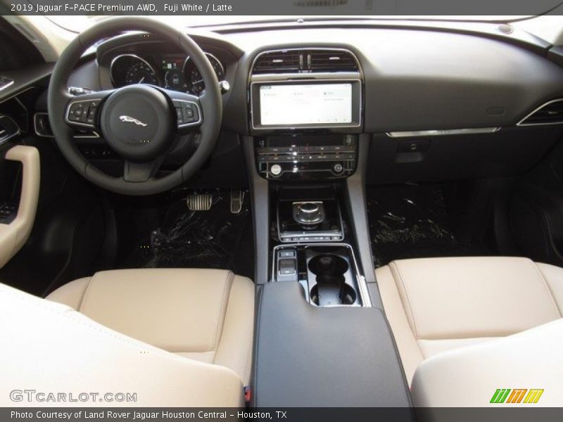 Fuji White / Latte 2019 Jaguar F-PACE Premium AWD