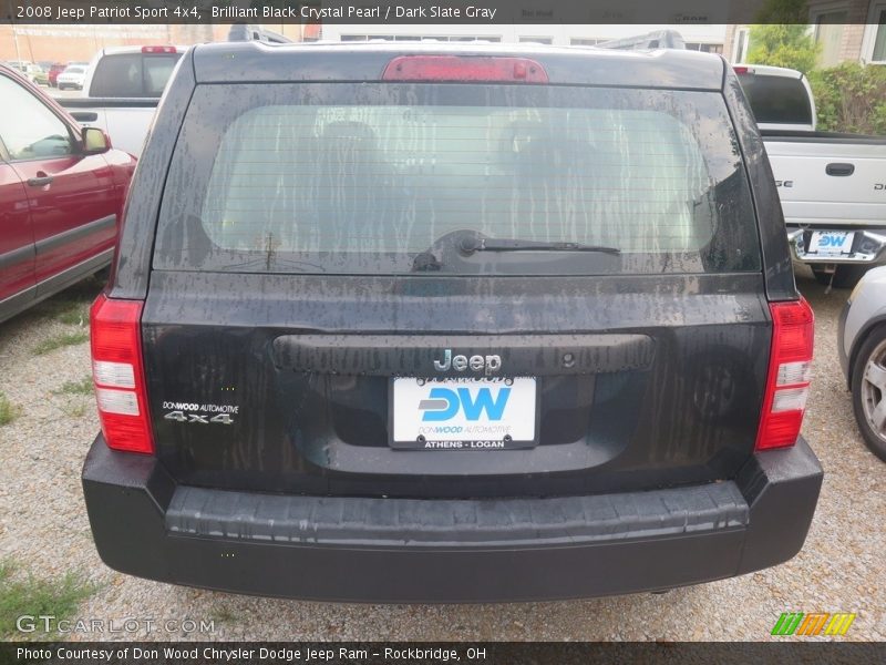 Brilliant Black Crystal Pearl / Dark Slate Gray 2008 Jeep Patriot Sport 4x4