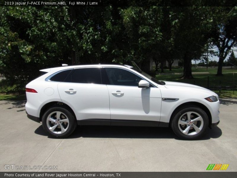 Fuji White / Latte 2019 Jaguar F-PACE Premium AWD