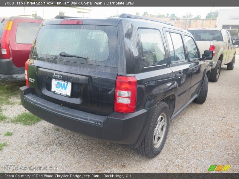 Brilliant Black Crystal Pearl / Dark Slate Gray 2008 Jeep Patriot Sport 4x4