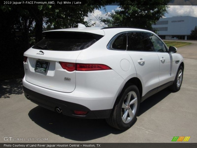 Fuji White / Latte 2019 Jaguar F-PACE Premium AWD