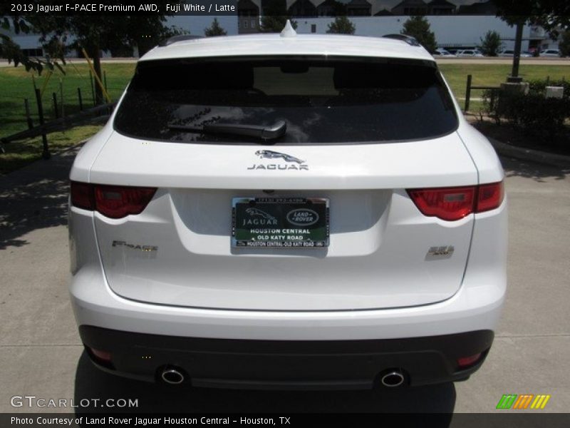 Fuji White / Latte 2019 Jaguar F-PACE Premium AWD