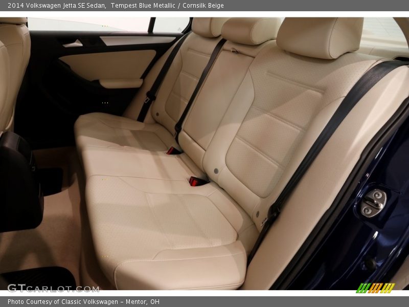 Tempest Blue Metallic / Cornsilk Beige 2014 Volkswagen Jetta SE Sedan