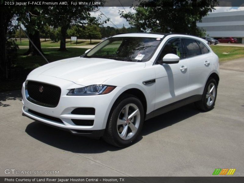 Fuji White / Latte 2019 Jaguar F-PACE Premium AWD