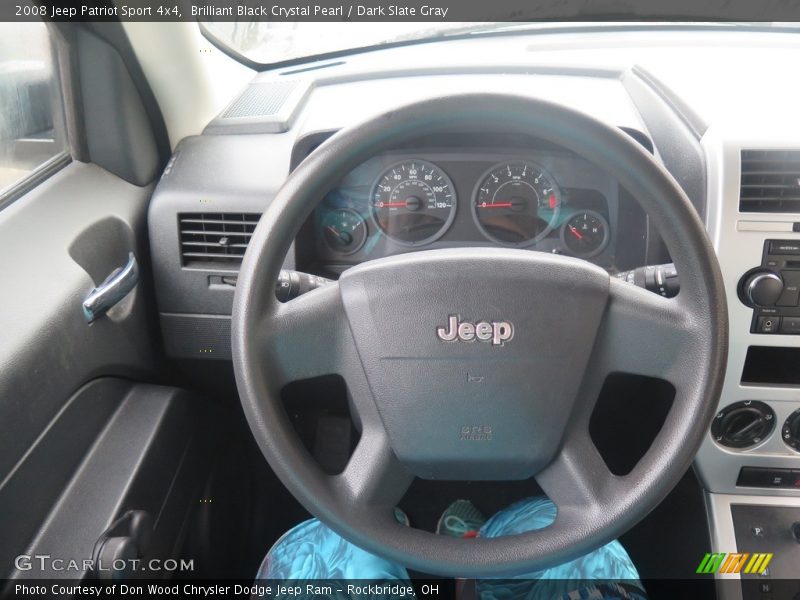 Brilliant Black Crystal Pearl / Dark Slate Gray 2008 Jeep Patriot Sport 4x4