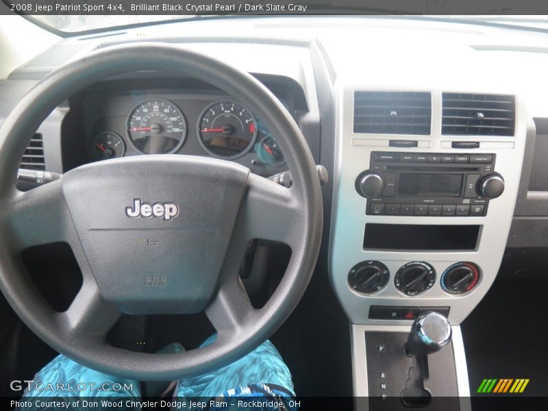 Brilliant Black Crystal Pearl / Dark Slate Gray 2008 Jeep Patriot Sport 4x4