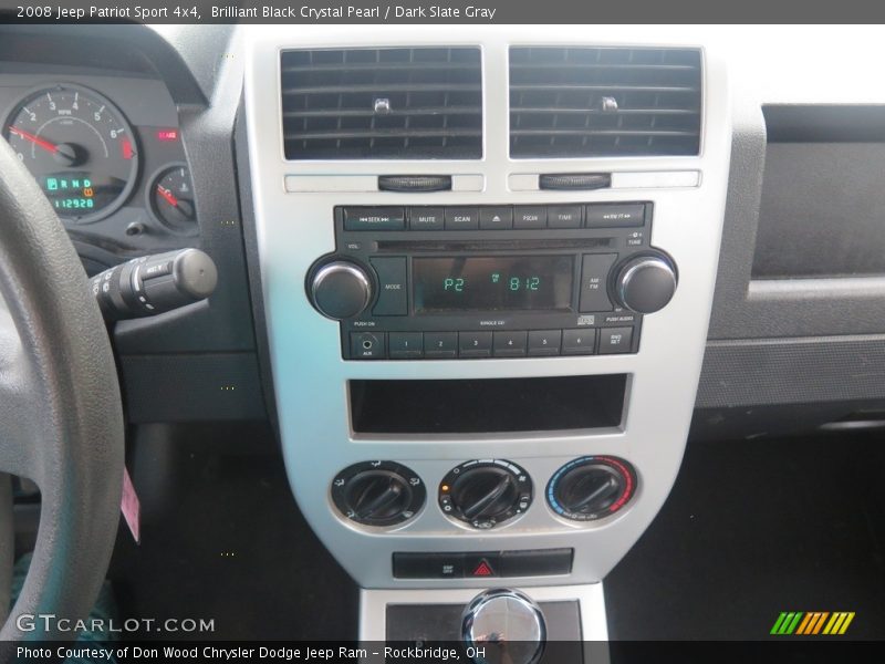 Brilliant Black Crystal Pearl / Dark Slate Gray 2008 Jeep Patriot Sport 4x4