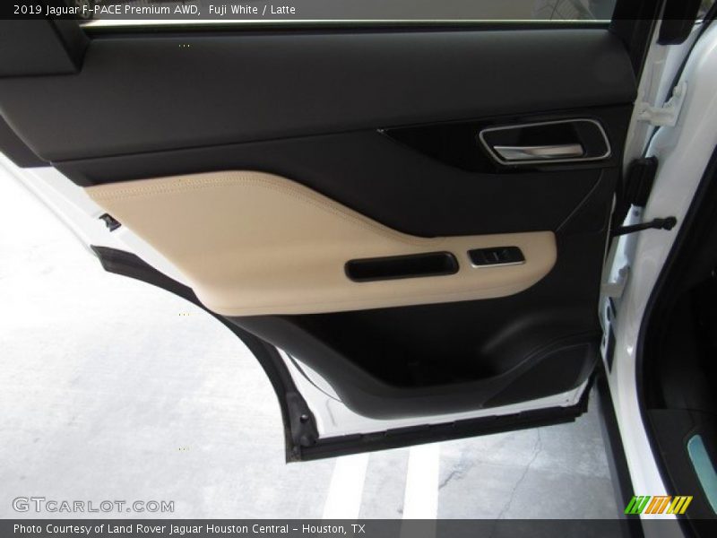 Fuji White / Latte 2019 Jaguar F-PACE Premium AWD