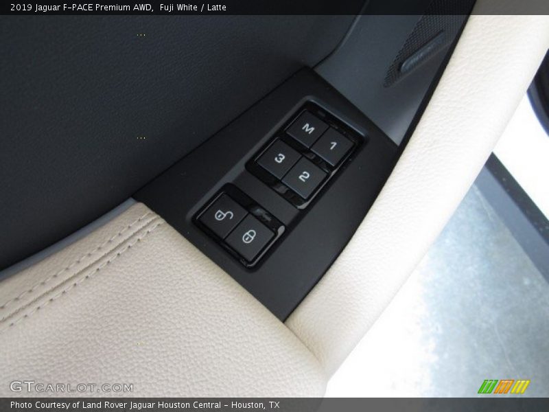 Fuji White / Latte 2019 Jaguar F-PACE Premium AWD