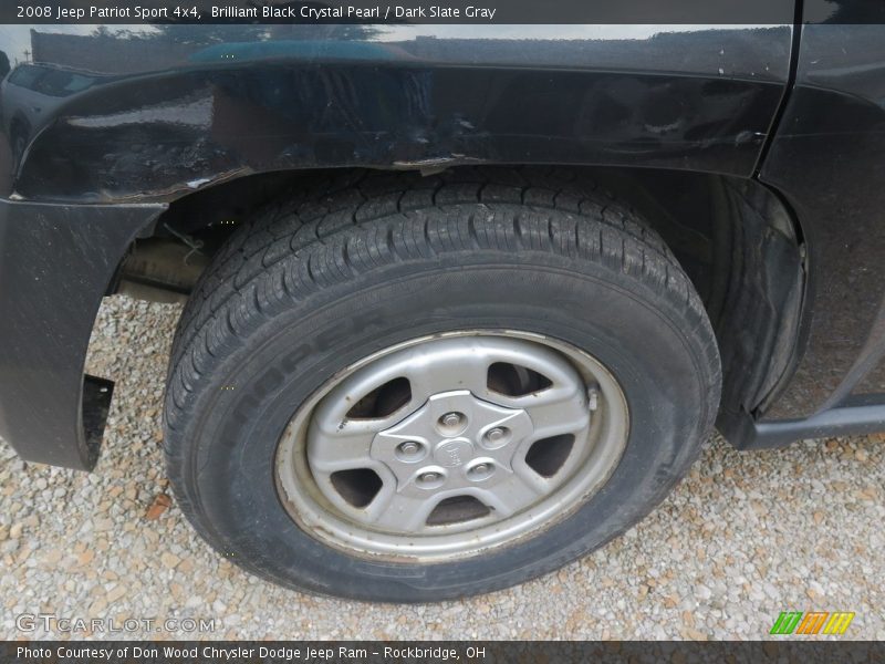 Brilliant Black Crystal Pearl / Dark Slate Gray 2008 Jeep Patriot Sport 4x4