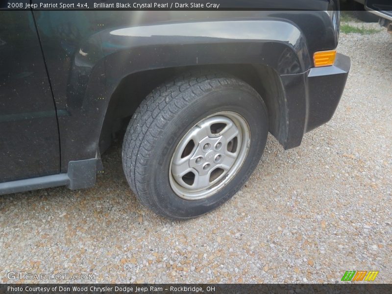Brilliant Black Crystal Pearl / Dark Slate Gray 2008 Jeep Patriot Sport 4x4