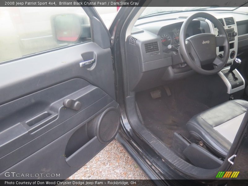 Brilliant Black Crystal Pearl / Dark Slate Gray 2008 Jeep Patriot Sport 4x4