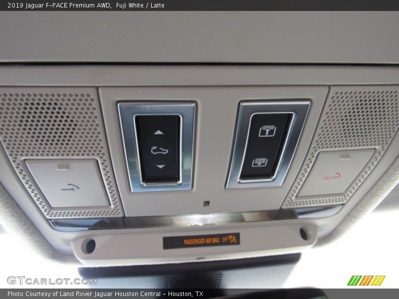 Fuji White / Latte 2019 Jaguar F-PACE Premium AWD
