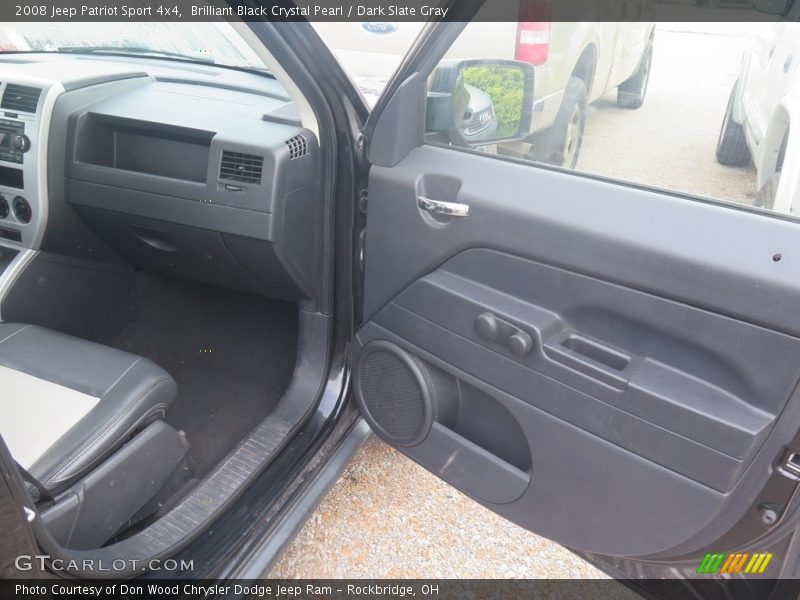 Brilliant Black Crystal Pearl / Dark Slate Gray 2008 Jeep Patriot Sport 4x4