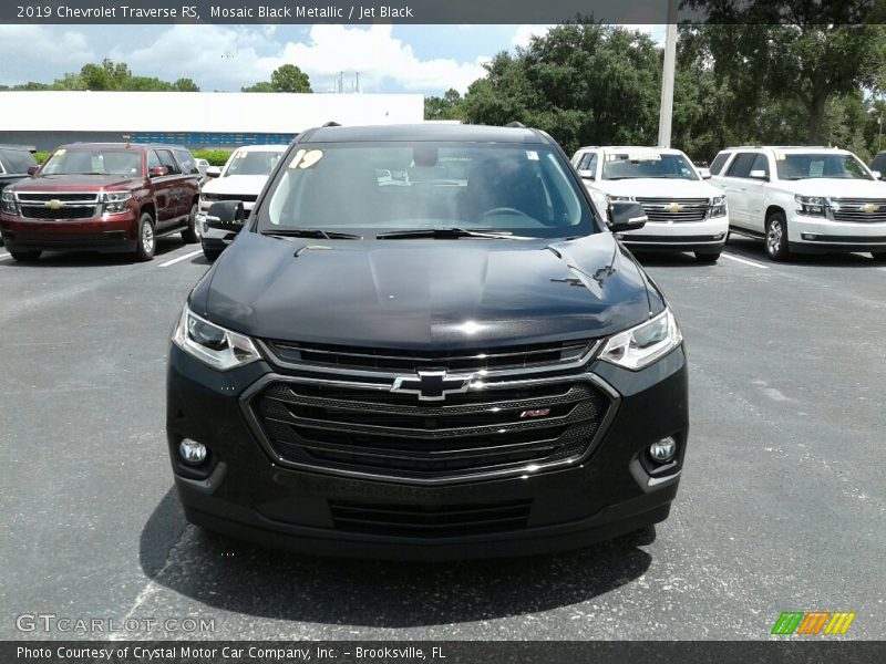 Mosaic Black Metallic / Jet Black 2019 Chevrolet Traverse RS