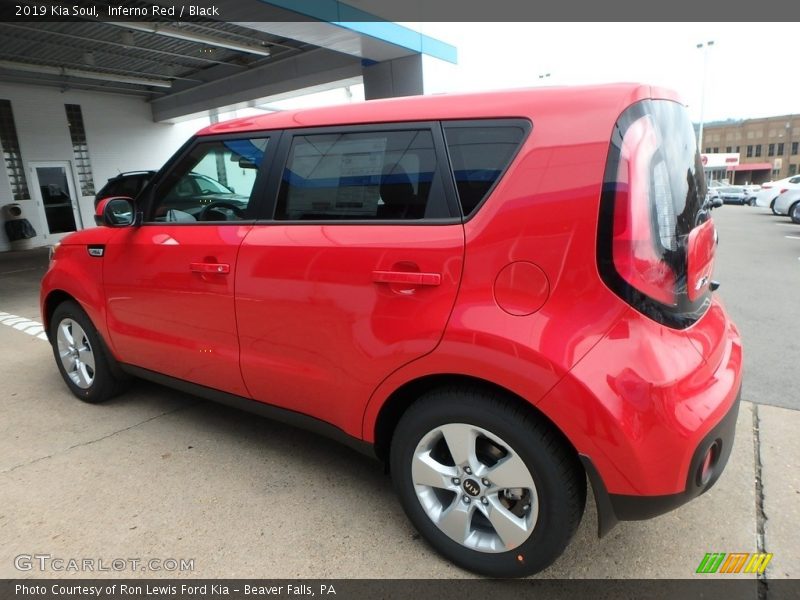 Inferno Red / Black 2019 Kia Soul