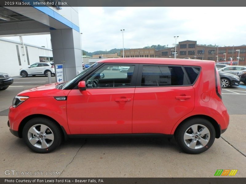 Inferno Red / Black 2019 Kia Soul